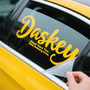 China Manufacture Custom Car Stickers with Bulk Discounts