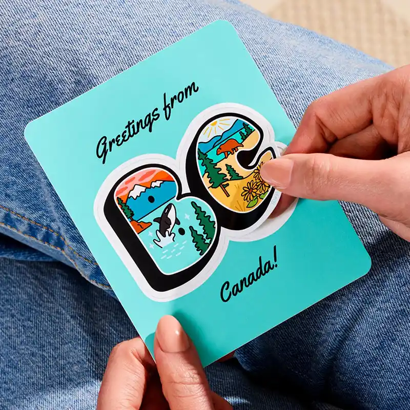 Custom High Quality Kiss Cut Sticker Manufacturer in China