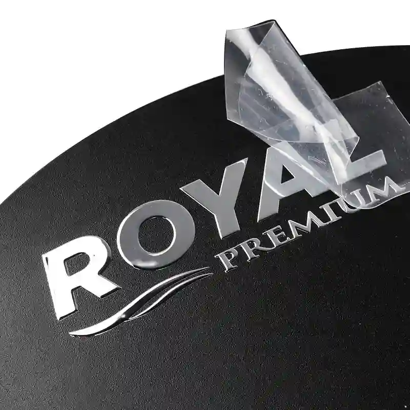 Custom High Quality Metal Logo Stickers Manufacturer in China