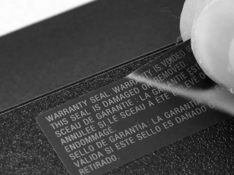 Custom Warranty Void Sticker Manufacturer Direct Factory Printing China