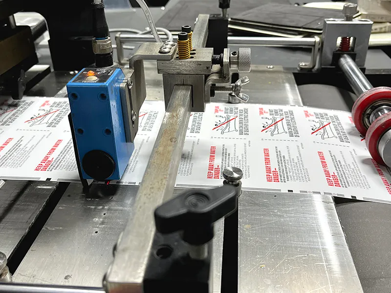 High quality printing Machine Sticker Manufacturer China