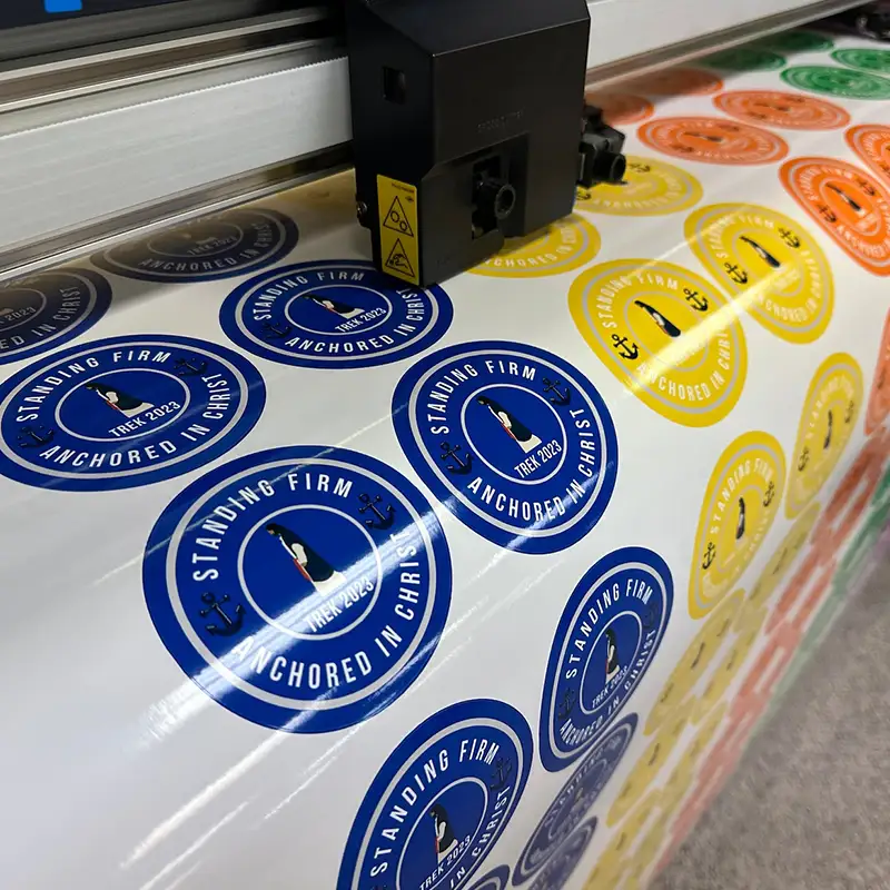 Vinyl Sticker Printing Service No MOQ & 5 Day Fast Turnaround